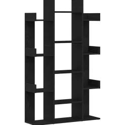 Étagères-vidaXL Bibliothèque 86x25,5x140 cm Bois d'ingénierie Sonoma gris