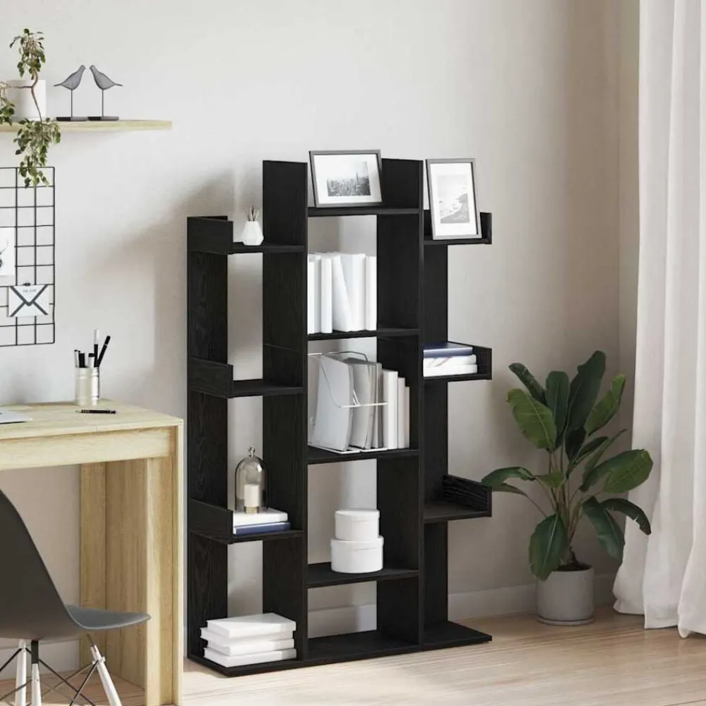 Étagères-vidaXL Bibliothèque 86x25,5x140 cm Bois d'ingénierie Sonoma gris