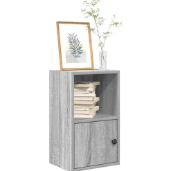 Étagères-vidaXL Bibliothèque 31x24x52 cm bois d'ingénierie Sonoma gris
