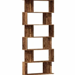 Étagères-vidaXL Bibliothèque 80x24x192 cm bois d'ingénierie Vieux bois
