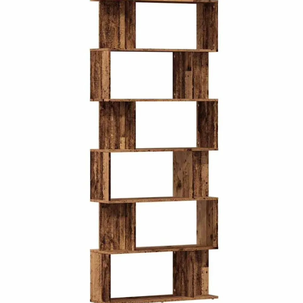 Étagères-vidaXL Bibliothèque 80x24x192 cm bois d'ingénierie Vieux bois