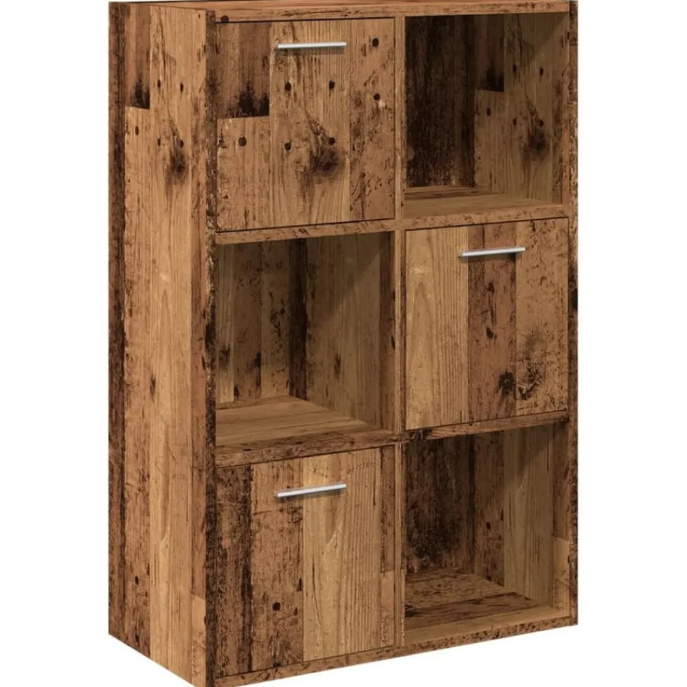Étagères-vidaXL Bibliothèque 60,5x30x90 cm bois d'ingénierie Vieux bois