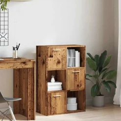 Étagères-vidaXL Bibliothèque 60,5x30x90 cm bois d'ingénierie Vieux bois