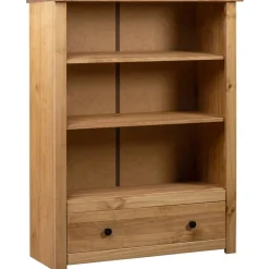vidaXL Bibliothèque 80x35x110 cm Bois de pin massif Assortiment Panama