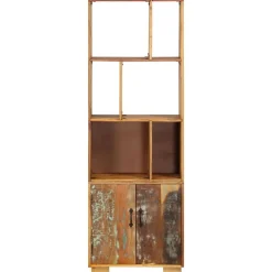 Étagères-vidaXL Bibliothèque 60x35x180 cm Bois de récupération solide Multicolore