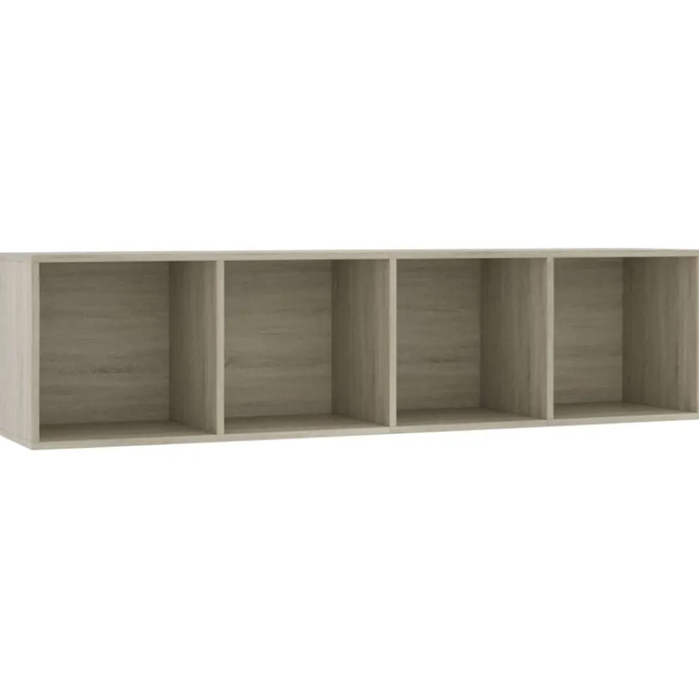 Étagères-vidaXL Bibliothèque/Meuble TV Chêne sonoma 143x30x36 cm Chêne sonoma