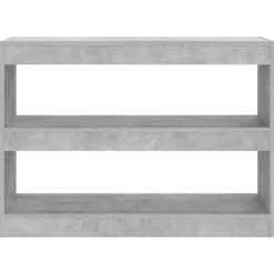 Étagères-vidaXL Bibliothèque/Séparateur de pièce 100x30x72 cm Gris béton