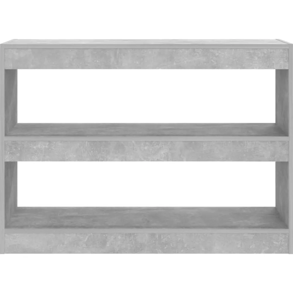 Étagères-vidaXL Bibliothèque/Séparateur de pièce 100x30x72 cm Gris béton