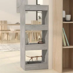 vidaXL Bibliothèque/séparateur de pièce bois d'ingénierie