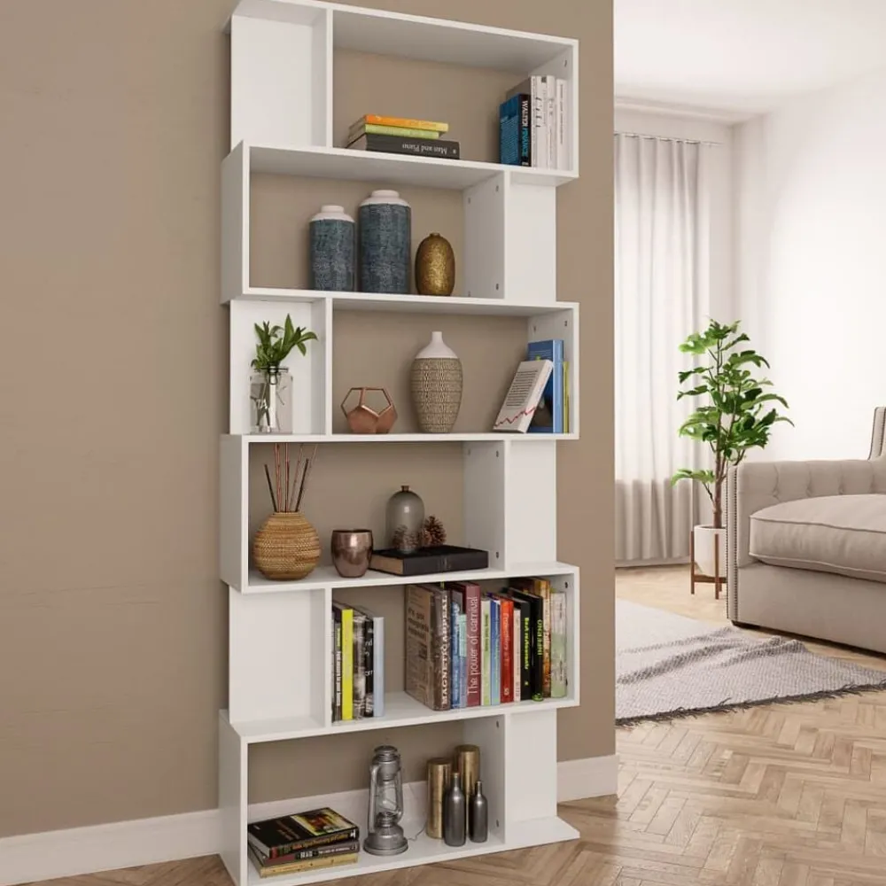 vidaXL Bibliothèque/Séparateur de pièce Bois d'ingénierie