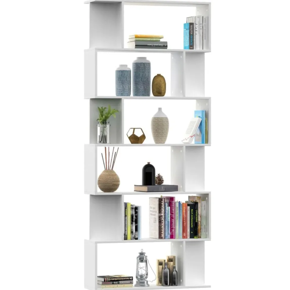 vidaXL Bibliothèque/Séparateur de pièce Bois d'ingénierie