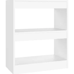 Étagères-vidaXL Bibliothèque/Séparateur de pièce 60x30x72 cm Blanc