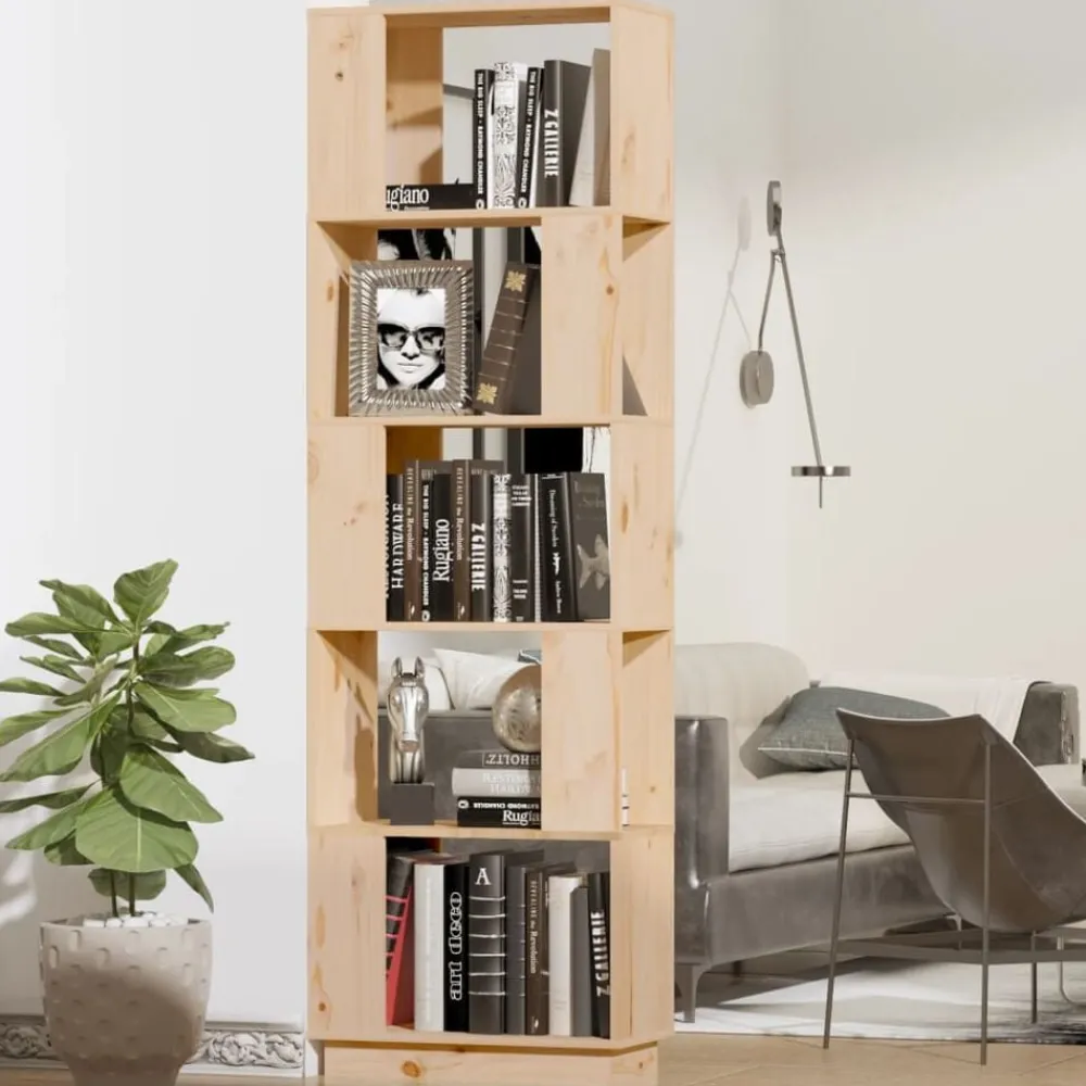 vidaXL Bibliothèque/Séparateur de pièce 51x25x163,5 cm Pin solide