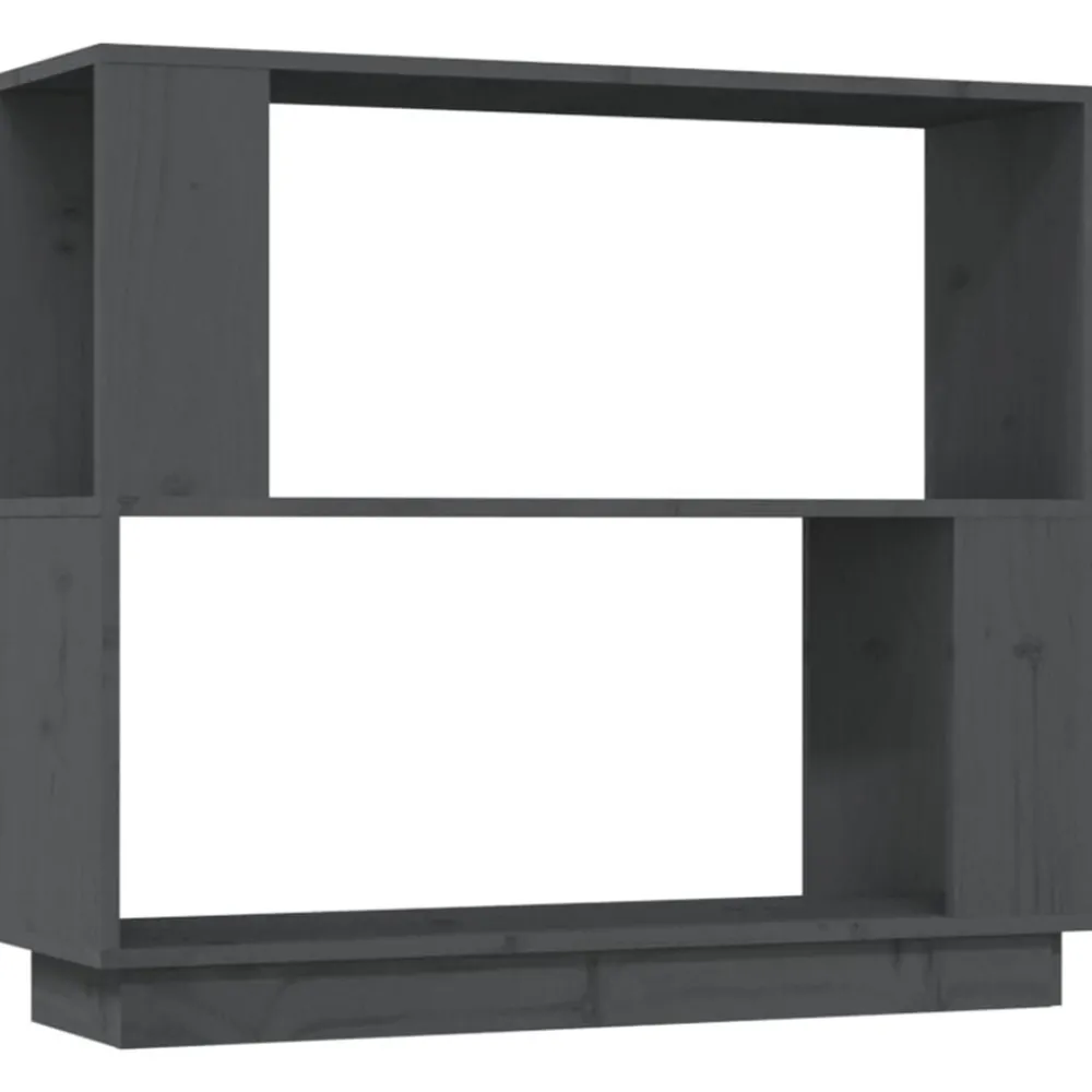 Étagères-vidaXL Bibliothèque/Séparateur de pièce 80x25x70 cm Pin massif Gris