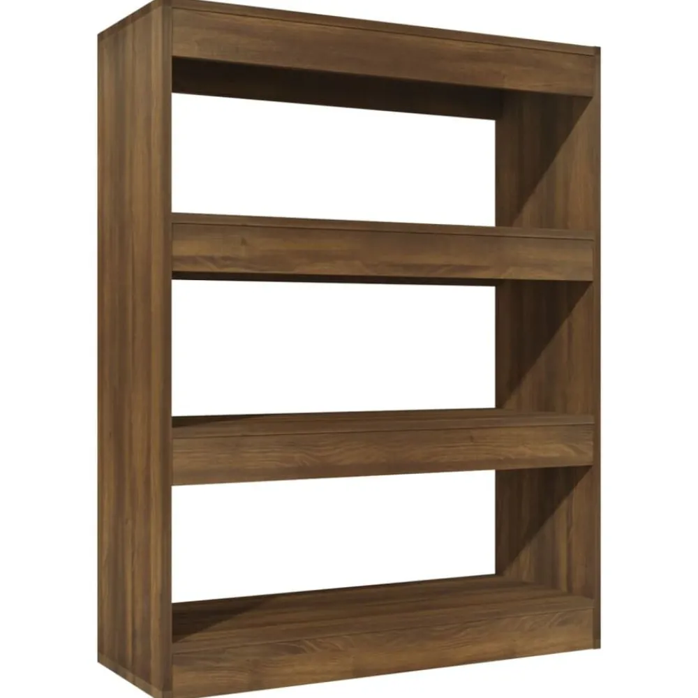 Étagères-vidaXL Bibliothèque/Séparateur de pièce chêne marron bois d'ingénierie Chêne marron