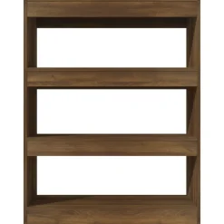 Étagères-vidaXL Bibliothèque/Séparateur de pièce chêne marron bois d'ingénierie Chêne marron