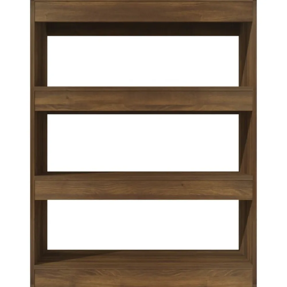 Étagères-vidaXL Bibliothèque/Séparateur de pièce chêne marron bois d'ingénierie Chêne marron