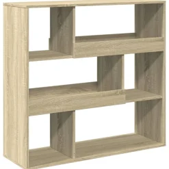 Étagères-vidaXL Bibliothèque/Séparateur de pièce chêne sonoma 100x33x94,5 cm Chêne sonoma