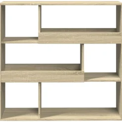 Étagères-vidaXL Bibliothèque/Séparateur de pièce chêne sonoma 100x33x94,5 cm Ch&ecirc;ne sonoma