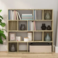 Séparateurs De Pièces-vidaXL Bibliothèque/Séparateur de pièce Chêne Sonoma 105x24x102 cm Ch&ecirc;ne sonoma