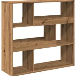 Étagères-vidaXL Bibliothèque/Séparateur de pièce chêne artisanal 100x33x94,5 cm ch&ecirc;ne artisanal