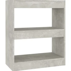 Étagères-vidaXL Bibliothèque/Séparateur de pièce 60x30x72 cm Gris béton