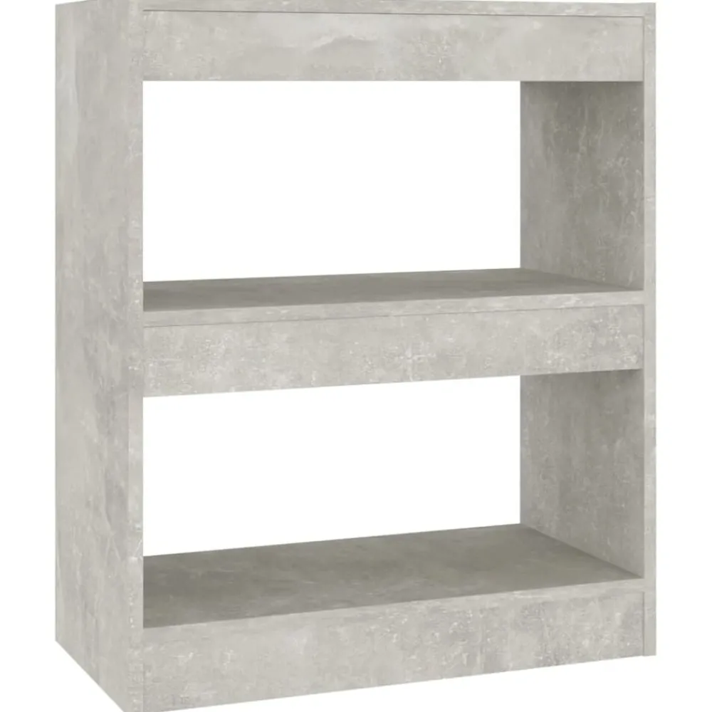 Étagères-vidaXL Bibliothèque/Séparateur de pièce 60x30x72 cm Gris béton