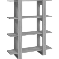 Étagères-vidaXL Bibliothèque/Séparateur de pièce 100x30x123,5 cm Sonoma gris