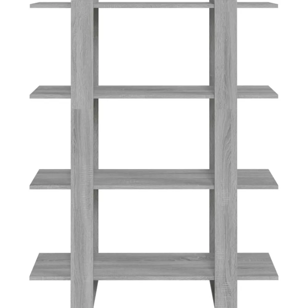 Étagères-vidaXL Bibliothèque/Séparateur de pièce 100x30x123,5 cm Sonoma gris