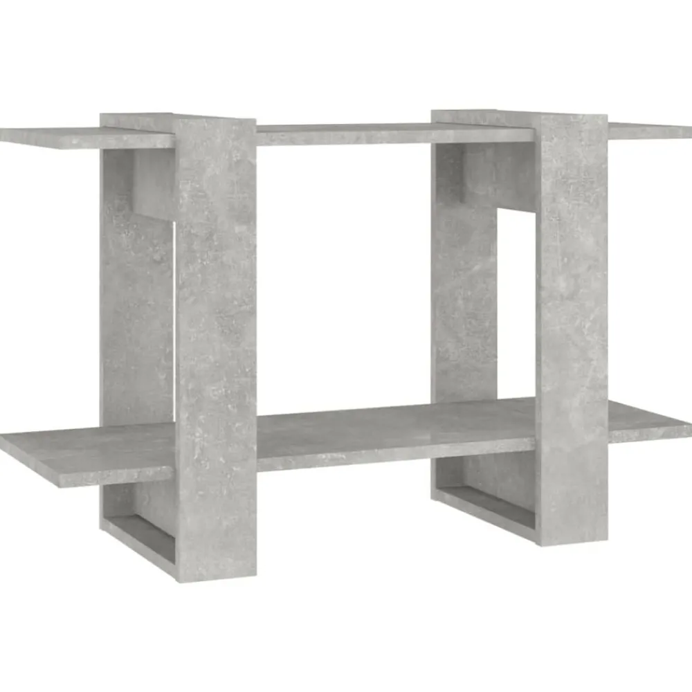 Étagères-vidaXL Bibliothèque/Séparateur de pièce 80x30x51 cm Gris béton