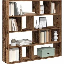 Séparateurs De Pièces-vidaXL Bibliothèque/Séparateur de pièce 105x24x102 cm Vieux bois