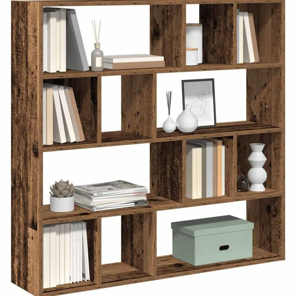 Séparateurs De Pièces-vidaXL Bibliothèque/Séparateur de pièce 105x24x102 cm Vieux bois