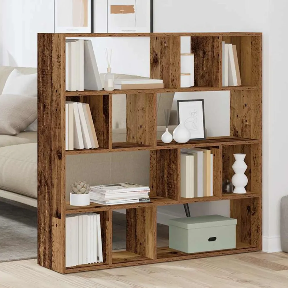 Séparateurs De Pièces-vidaXL Bibliothèque/Séparateur de pièce 105x24x102 cm Vieux bois