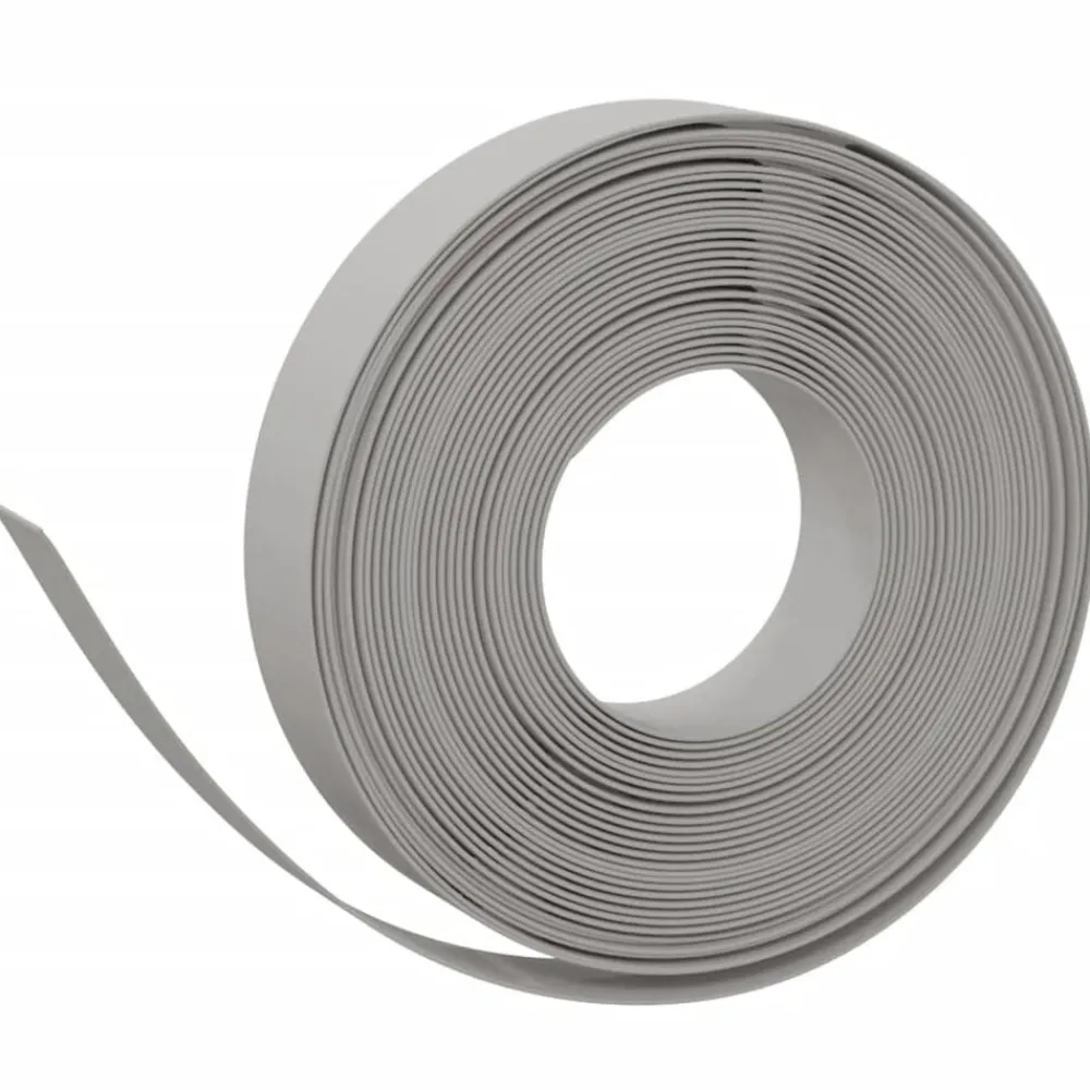 Clôtures & Barrières-vidaXL Bordure de jardin 10 m 10 cm polyéthylène Gris