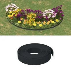 vidaXL Bordure de jardin 10 m 10 cm polyéthylène