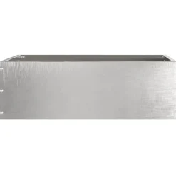 vidaXL Bordure de Pelouse Argent 40 x 40 x 13 cm