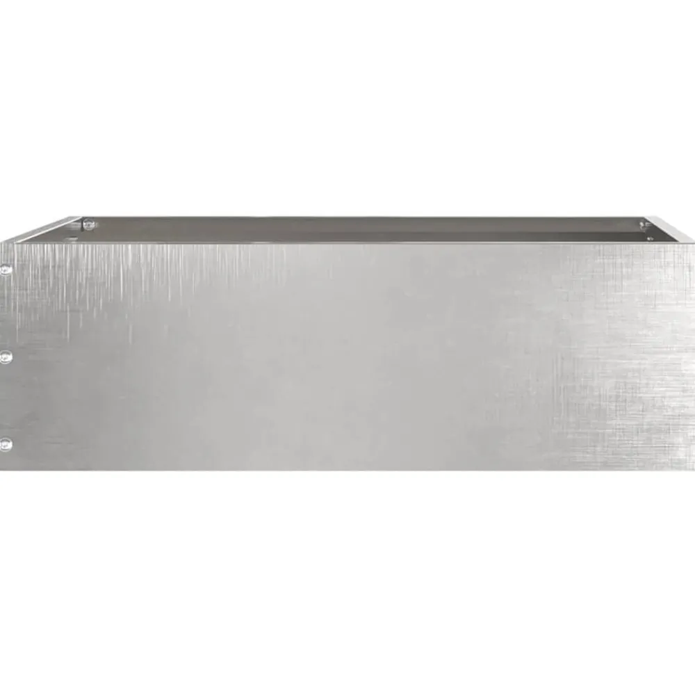 vidaXL Bordure de Pelouse Argent 40 x 40 x 13 cm
