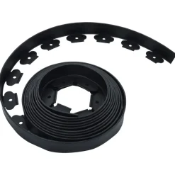 vidaXL Bordure de pelouse flexible avec 30 piquets 10 m 5 cm