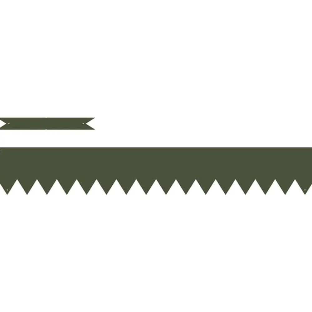 Clôtures & Barrières-vidaXL Bordure de Pelouse 10 pcs 100 x 0,05 x 15 cm Vert olive