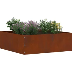 vidaXL Bordure de Pelouse Rouillé 40 x 40 x 13 cm