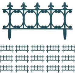 vidaXL Bordures de jardin 16 pcs 10 m PP