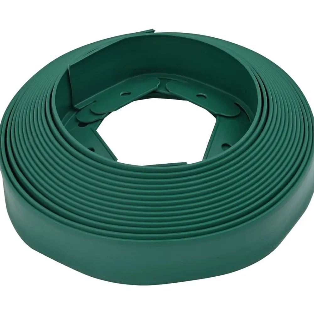 Pelouses & Jardins-vidaXL Bordures de pelouse Vert 5000 x 4 x 5 cm Plastique