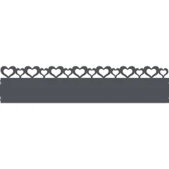 Clôtures & Barrières-vidaXL Bordures de pelouse 10 pcs 103 x 0,05 x 22 cm Acier Anthracite
