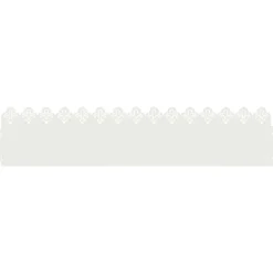 Clôtures & Barrières-vidaXL Bordures de pelouse 10 pcs 103 x 0,05 x 22 cm Acier Blanc