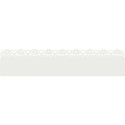 Clôtures & Barrières-vidaXL Bordures de pelouse 10 pcs 103 x 0,05 x 22 cm Acier Blanc