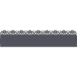 Clôtures & Barrières-vidaXL Bordures de pelouse 10 pcs 103 x 0,05 x 22 cm Acier Anthracite