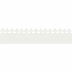 vidaXL Bordures de pelouse 10 pcs 103 x 0,05 x 22 cm Acier