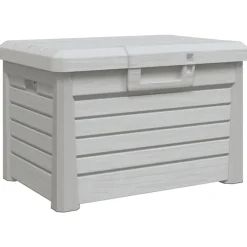 Mobilier De Jardin-vidaXL Boîte à coussins d'extérieur 73x50,5x46,5 cm polypropylène Gris