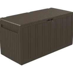 vidaXL Boîte à coussins Marron 117x45,5x57,5 cm 270 L