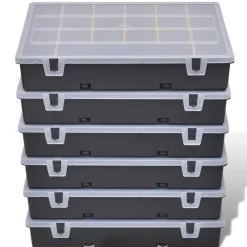 Accessoires De Quincaillerie-vidaXL Boîte à outils 6 pcs